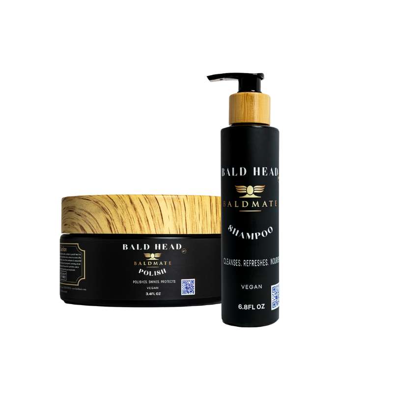 Bald head polish & bald head shampoo
